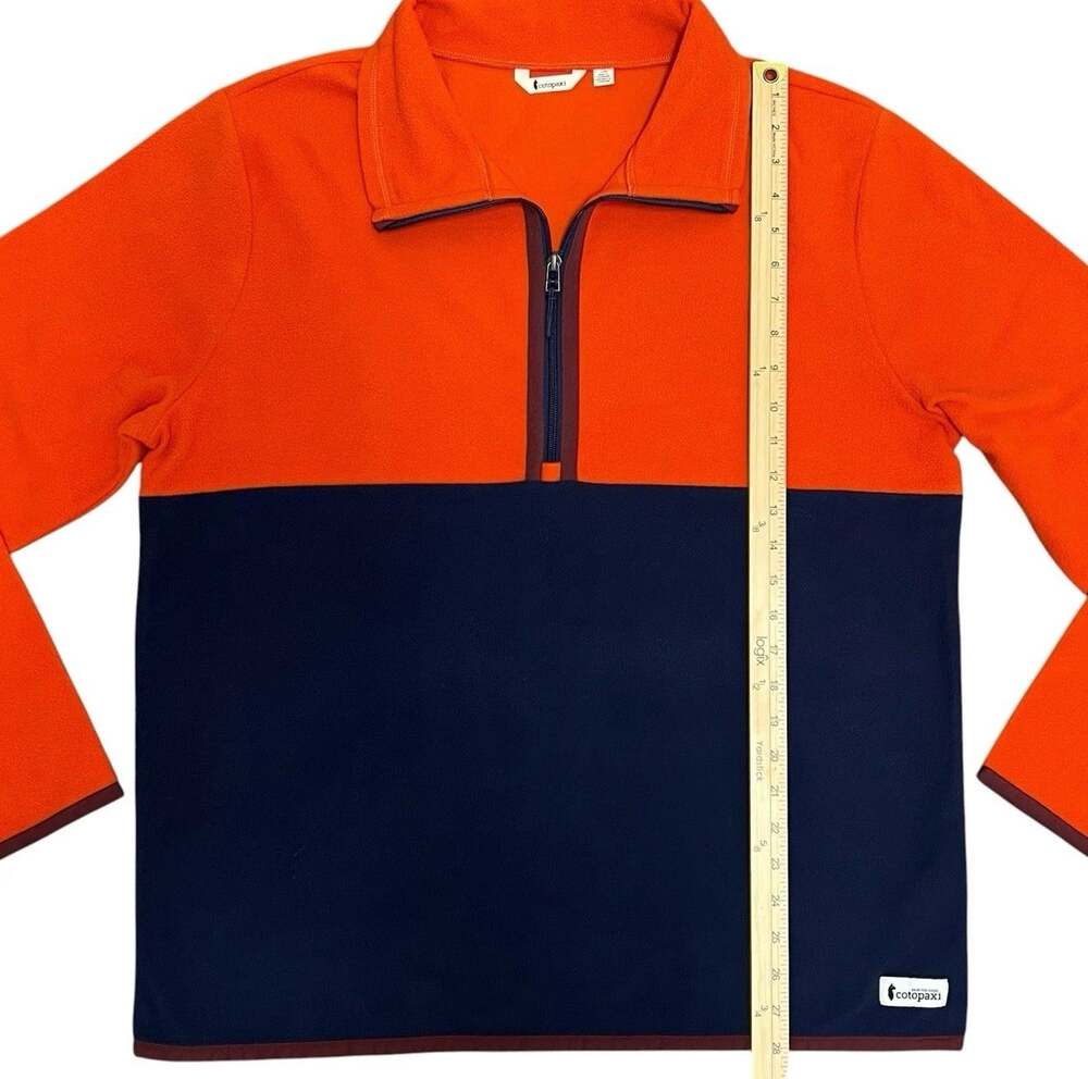 Cotopaxi Amado Fleece 1/2 Zip Pullover Jacket Men's L Canyon Maritime Broncos - Picture 10 of 10